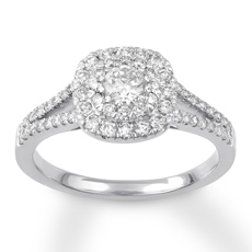 Cluster Engagement Ring