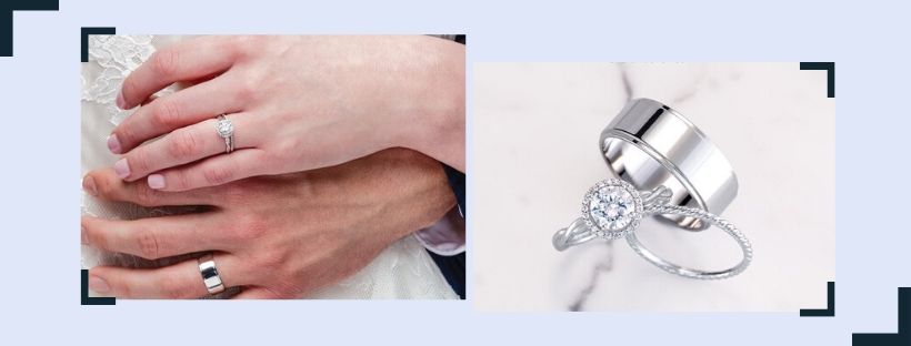 The anatomy of ring (difference between an engagement ring and a wedding band)