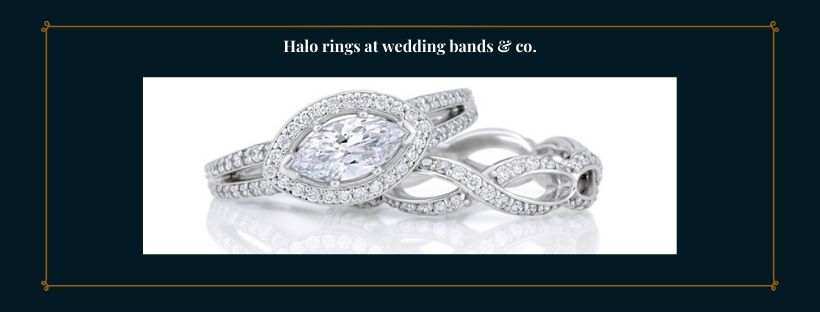 engagement rings-Double halo-wedding bands for a halo engagement ring-hidden halo engagement ring-Diamond-Engagement ring-Diamond Ring-best jewelers chicago