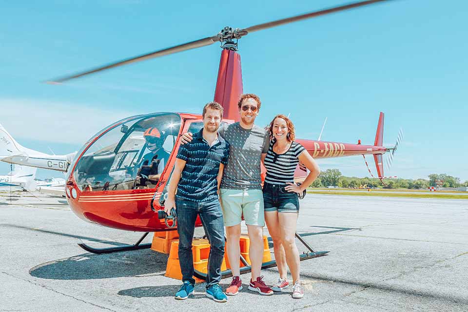 Best Places to Propose in Chicago - Helicopter Ride