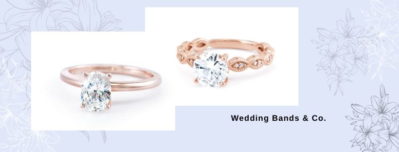 Rose Gold Engagement Rings at Wedding Bands & Co
