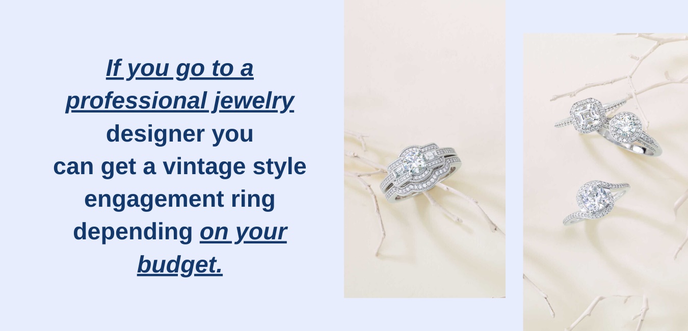 Vintage engagement ring price